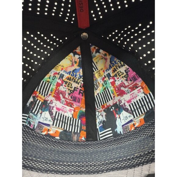 Melin MFLX Hydro Hat Water Repellent Black Performance Fitted Cap Mens 56cm - Picture 11 of 15